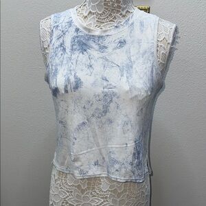 Lululemon Athletica Marble Blue Tank Top
